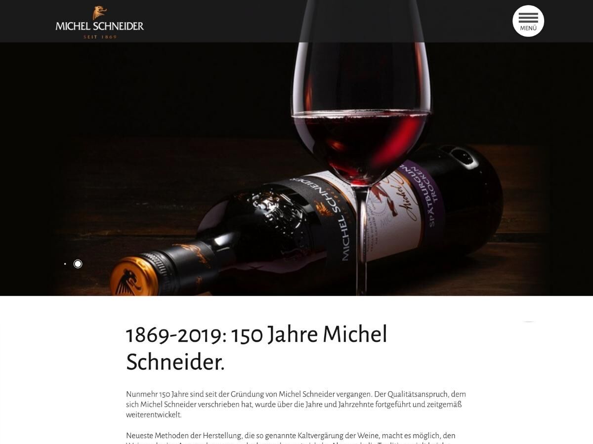 Referenz Webseite Weinproduzent Winzer